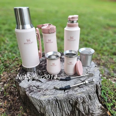 US 🇺🇸 ROSE QUARTZ Mate System STANLEY Stainless Steel MEGA-KIT 1.2  and 800ml - Image 1 of 4