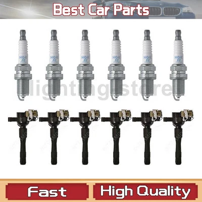 Bobina de encendido bujía 12X NGK encendido estándar para BMW 323Ci 2000 2000 Foto 1 de 4