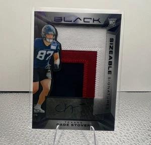 2024 Panini Black Cade Stover RC Sizeable Signatures Patch Auto #35/50 #SSR-CSR - Bild 1 von 6