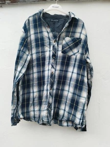Mens checkered industrialize shirt XL navy mix - Picture 1 of 4