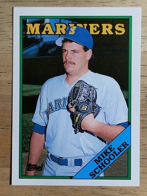 1988 Topps Traded #105T Mike Schooler - Image 1 of 2