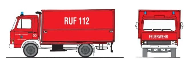 Loewe Magirus Deutz "Zeta" 90 M 5 - GW ÖL, FW Usingen / HO 4024