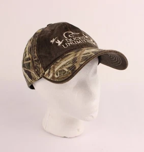 Ducks Unlimited Camo DU Leader 2018 Adjustable Hook & Loop Hunting Hat Ball Cap - Picture 1 of 13