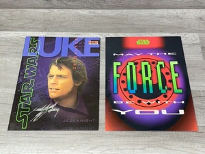 Vintage 1996 Star Wars Mead 12x9.375 in Portfolio Ordner Luke Skywalker Menge 2 - Bild 1 von 4