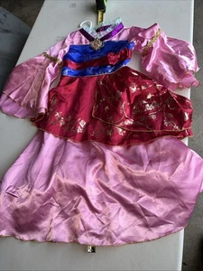 Disney Niñas Vestido 5/6 Hasta 116 Cm Japonés Kimono Estilo Disfraz Suelto en las Piernas - Imagen 1 de 19