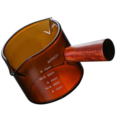  Glastasse Mit Henkel Milchkännchen Klarer Glastopf Milchbehälter - Bild 1 von 4