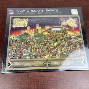 NFL New Orleans Saints 500 Pieces 24" X 18" Puzzle Search Joe Journeyman - Picture 1 of 9