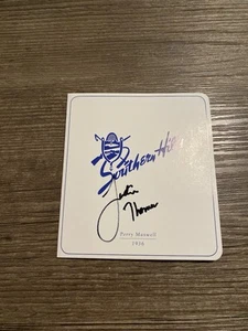 Tarjeta de puntuación de golf firmada por Justin Thomas Southern Hills 2022 ganador del campeonato de la PGA - Imagen 1 de 3