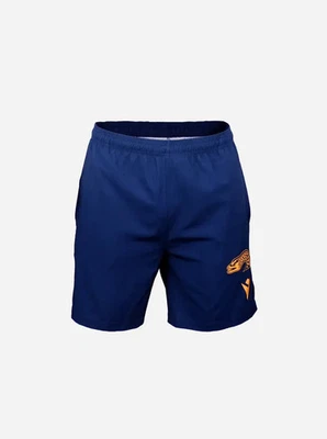 Parramatta Eels NRL 2025 Macron Players Bermuda Navy Training Shorts Sizes S-5XL - image 1 of 4