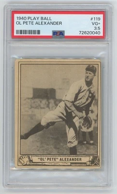 1940 Play Ball 119 Alexander PSA 3.5 672820  - Image 1 of 2