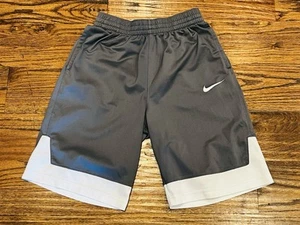 Nike Dri-FIT Shorts Boy’s XL Basketball | Workout | Sports Gray & White-STYLISH! - Picture 1 of 7