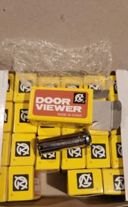 1 Box of DV 90 Silver Toned Door Viewers, for Doors 1-3/8" to 2" Thick 23 Total - Picture 1 of 10