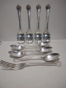 Joseph Rodgers & Sons Sheffield Flatware Silver Plated Heavy Hallmarked 10 Pcs. - Picture 1 of 24