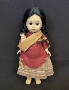 Madame Alexander ""Sacajawea"" 7,5"" indische Mädchenpuppe mit Papoose #28575 - Bild 1 von 6