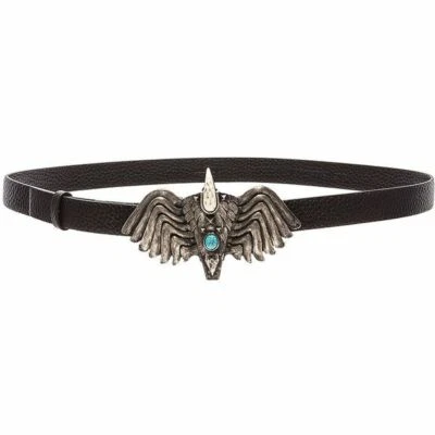 Nuevo VALENTINO Raro Unisex Navajo Hawk Cinturón Ajustado Talla 42 Hecho en Italia ($1050) Foto 1 de 4