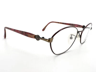 NOS Fendi F41 Anteojos MARCOS 52[]17-135 Rosa Tortuga Espresso Italia I507 Foto 1 de 4