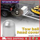 50Mm Auto Tow Bar Ball Cover Cap Hitch Caravan Trailer Universal (Silver)