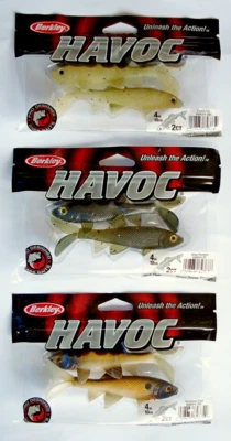2Stk BERKLEY HAVOS Sick Fish 10cm Gummifisch, Raubfische, Köder, Zander, Barsch - Bild 1 von 2