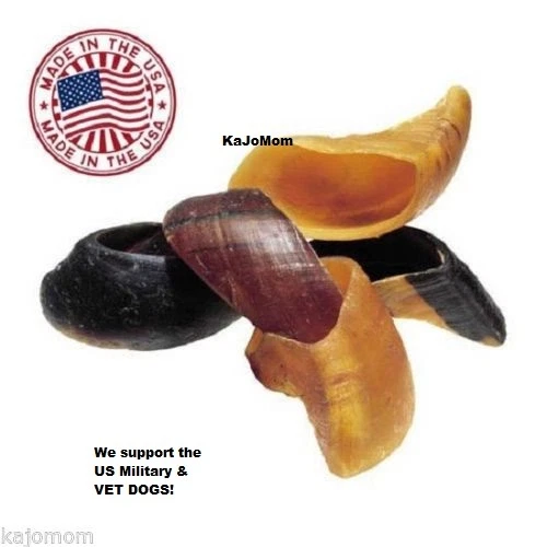 10 Redbarn Natural Cow HOOVES Dog Treats Hard Chews FRESH USA Dental Bully - Image 1 of 1