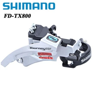 SHIMANO TOURNEY FD-TX800 6/7/8Speed Front Derailleur 31.8mm Mountain Bicycle - Picture 1 of 6