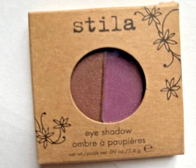 💞NUEVO EN CAJA 💞 Sombra de ojos Stila Duo Pan - Vieux Carre (marrón dorado púrpura 0,09 oz nuevo con caja Foto 1 de 2