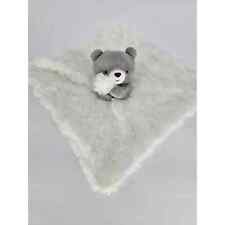Carters Just One You Lovey Security Blanket Cream Plush Gray Bear