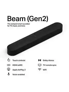 Sonos Beam-Gen 2 - Smart Soundbar - BLACK - Picture 1 of 9