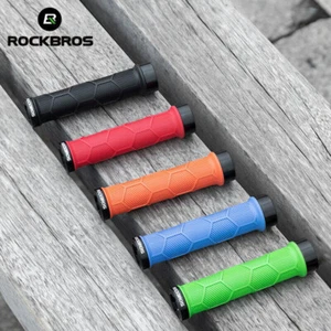 Empuñaduras de bicicleta ROCKBROS empuñaduras de mango de bicicleta doble bloqueo reflector de alto brillo 22 mm - Imagen 1 de 17