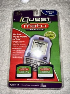 Leap Frog IQUEST Math Cartridge Grades 6-8 NEW Covers 68 text books - Picture 1 of 5