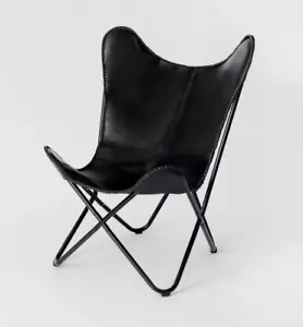 Handmade Leather Butterfly Chair, Handmade Chair, foldable chair(only cover) - Picture 1 of 7