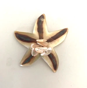 Star Shaped Shell Pendant for Jewellery Making (003) - Picture 1 of 2
