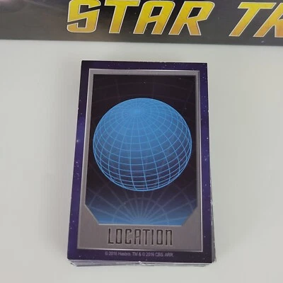Juego de mesa Hasbro 2016 Star Trek Risk reemplazo las 44 tarjetas de ubicación Foto 1 de 3