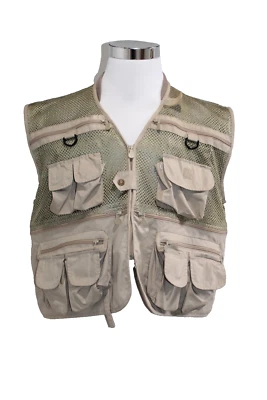 Chaleco Safari Rio Bravo De Colección Talla XL Beige Sin Mangas Táctico Senderismo Pesca Foto 1 de 4