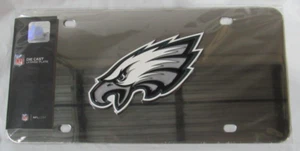 NFL Philadelphia Eagles Chrome Die Cast License Plate by Fanmats - Picture 1 of 2