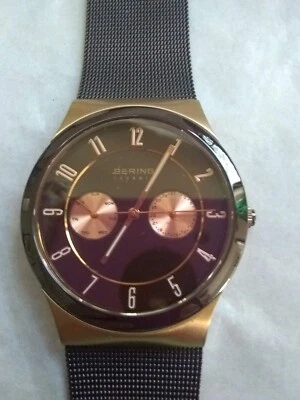 Bering Watch 32139-265 Ceramic Rose Gold Dial Stainless Steel Mesh Band - Image 1 of 4