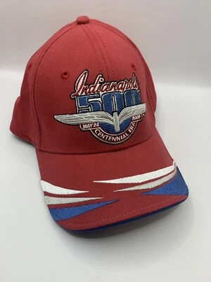 Indianapolis 500 Centennial Era Cap Red Hat Indy May 24 2009 Flex Fit - Image 1 of 4