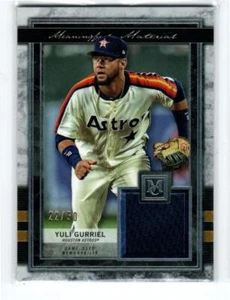 2020 Topps Museum Collection Meaningful Material Relics #MMRYGU Yuli Gurriel /50 - Picture 1 of 1