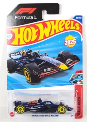 Hot Wheels Oracle Red Bull Racing Track Aces F1 ampolla agrietada Foto 1 de 2