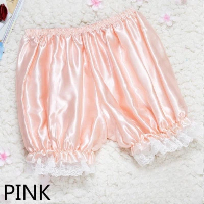 Lady Satin Knickers 内裤 南瓜 Bloomer 短裤 蕾丝内裤 内裤 全新 — 第 1/4 张图片