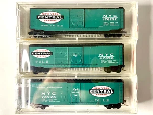 N Scale Micro-Trains NYC 50' Std. Box Car (3 pack # 31192) - Picture 1 of 3