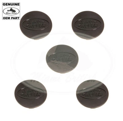 LAND ROVER WHEEL CENTER CAP SET x 5 DISCOVERY DEFENDER RANGE ANR2391LAL OEM - Image 1 of 3