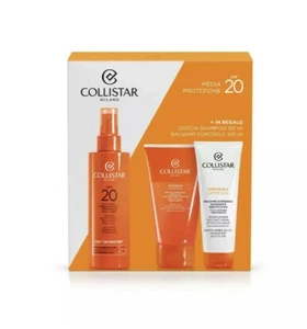 COLLISTAR SOLARI COFANETO SPF20 LATTE SPRAY ABBRONZANTE 200ml DOPOSOLE + SHAMPOO - Imagen 1 de 1