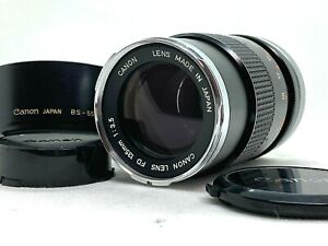 【 N MINT / Rare "O" 】 Canon FD 135mm F3.5 MF Portlait Lens from Japan #C-003286X