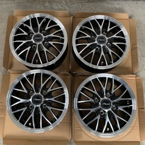 JDM 12 pulgadas 100x4 Nuevo juego de ruedas 4 Japón mini camión 88-99 Hijet Carry Sambar Acty - Imagen 1 de 6
