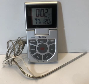 CDN Combo Probe Meat Thermometer Timer Clock Oven Model DTTC-W Tested - Picture 1 of 3