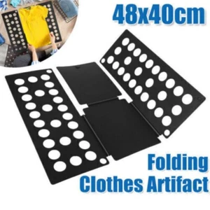 Adjustable Kids T-Shirt Clothes Fast Folder Folding Board Laundry Flip Organizer - Picture 1 of 9