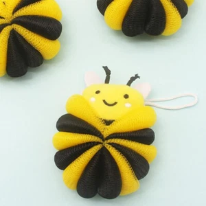 Bee Sponge Bath Ball Shower Rub Durable Massage Brush for Kids Tools - Picture 1 of 8