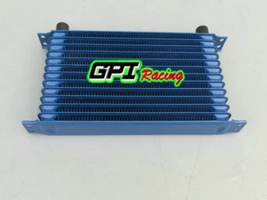 Universal 10 Row An-10an Universal Engine Transmission Oil Cooler Radiatore olio - Foto 1 di 9