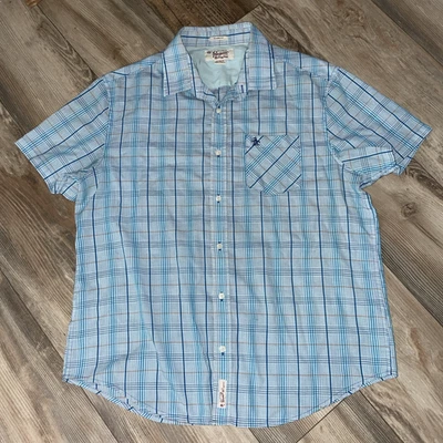 Penguin MunsingWear Dress Shirt Classic Fit Plaid Button Up Mens XL - Image 1 of 4