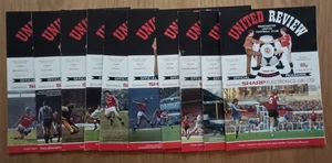 Manchester United 1986/87 Season select from menu of Home League Programmes A-L - Picture 1 of 11